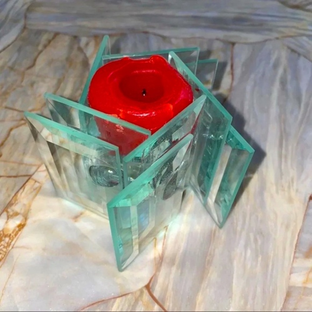 Gorgeous Stylish Modern Glass Candle‎ holder